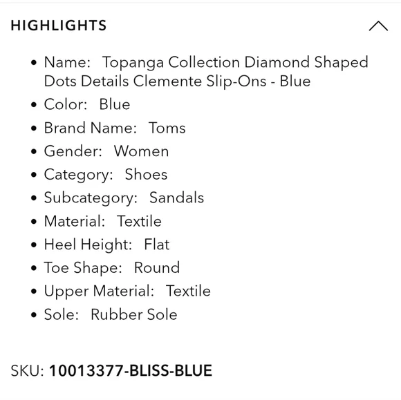 TOMS TOPANGA COLLECTION DIAMOND SIZE 11 BLUE - Picture 4 of 15